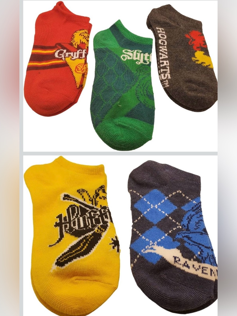 🏖️10 items for $20☀️ Harry Potter socks size 6-8 1/2 shoes 7 1/2-3 1/2